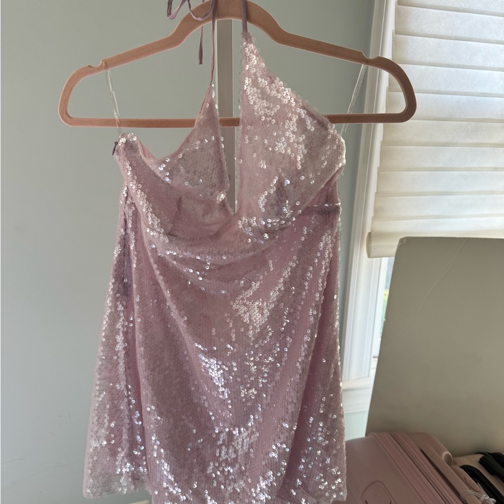 Oh Polly glitter halter dress - Picture 5 of 5